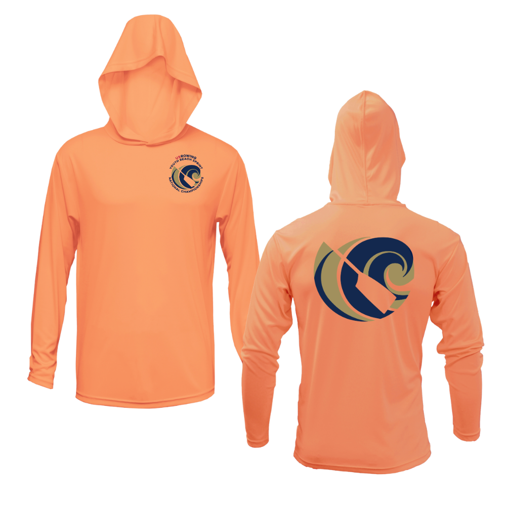 Youth Beach Sprint National Championships Sun Hoodie Orange