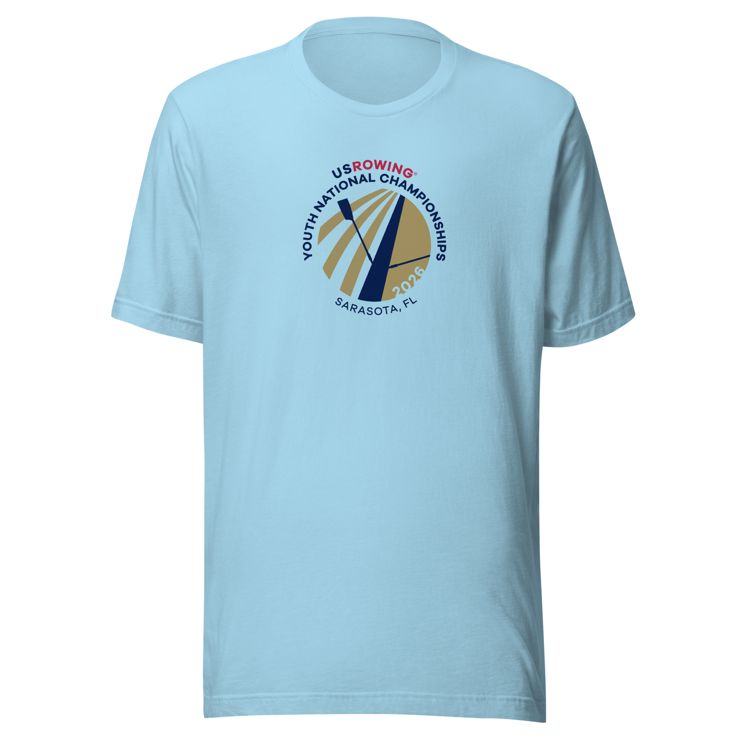 USRowing YNC Blue Tee